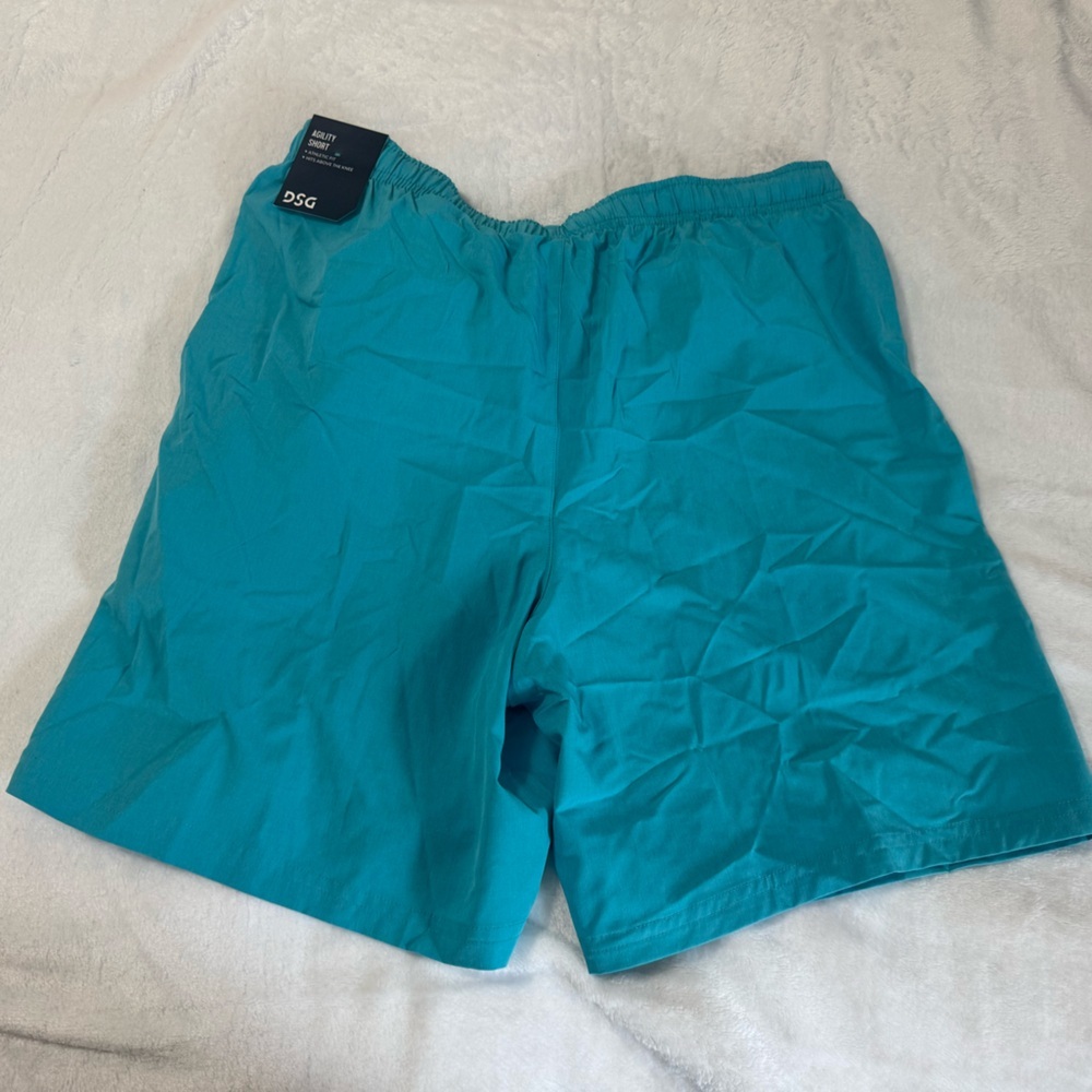 DSG Boy’s Blue Spray Heather Agility Short Size XL - Picture 2 of 7